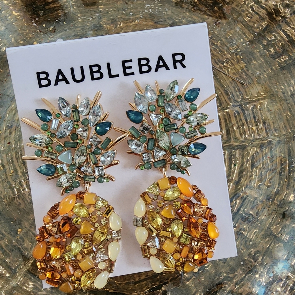 Baublebar Authentic Pineapple Earrings - image 7